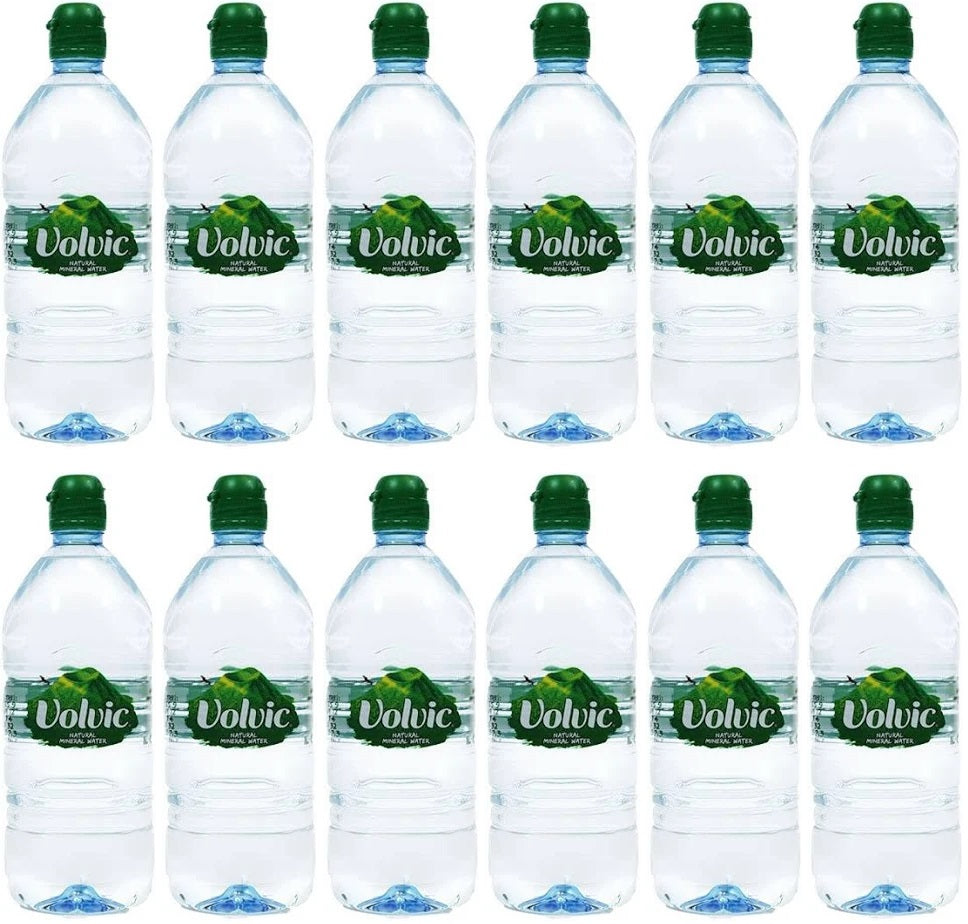 12 x Volvic Natural Mineral Water 1L