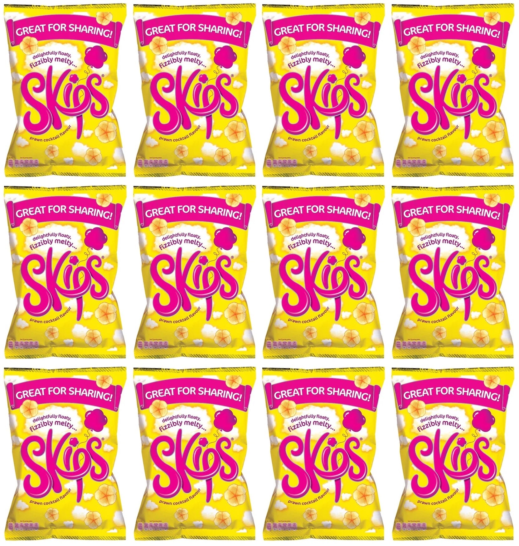 12 x Tayto Skips Prawn Cocktail Flavour 95G