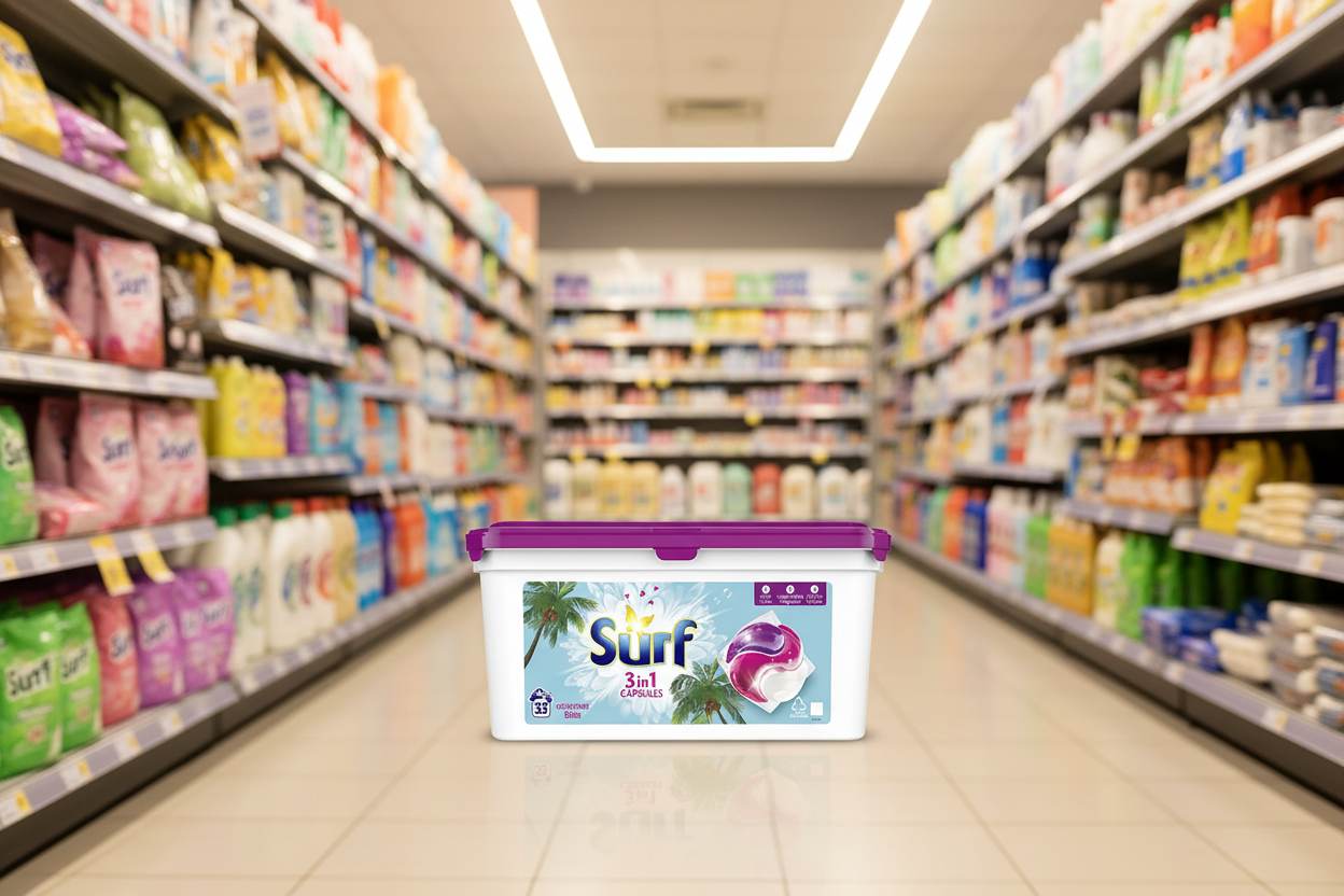 3 x Surf 3In1 Capsules Coconut 33W