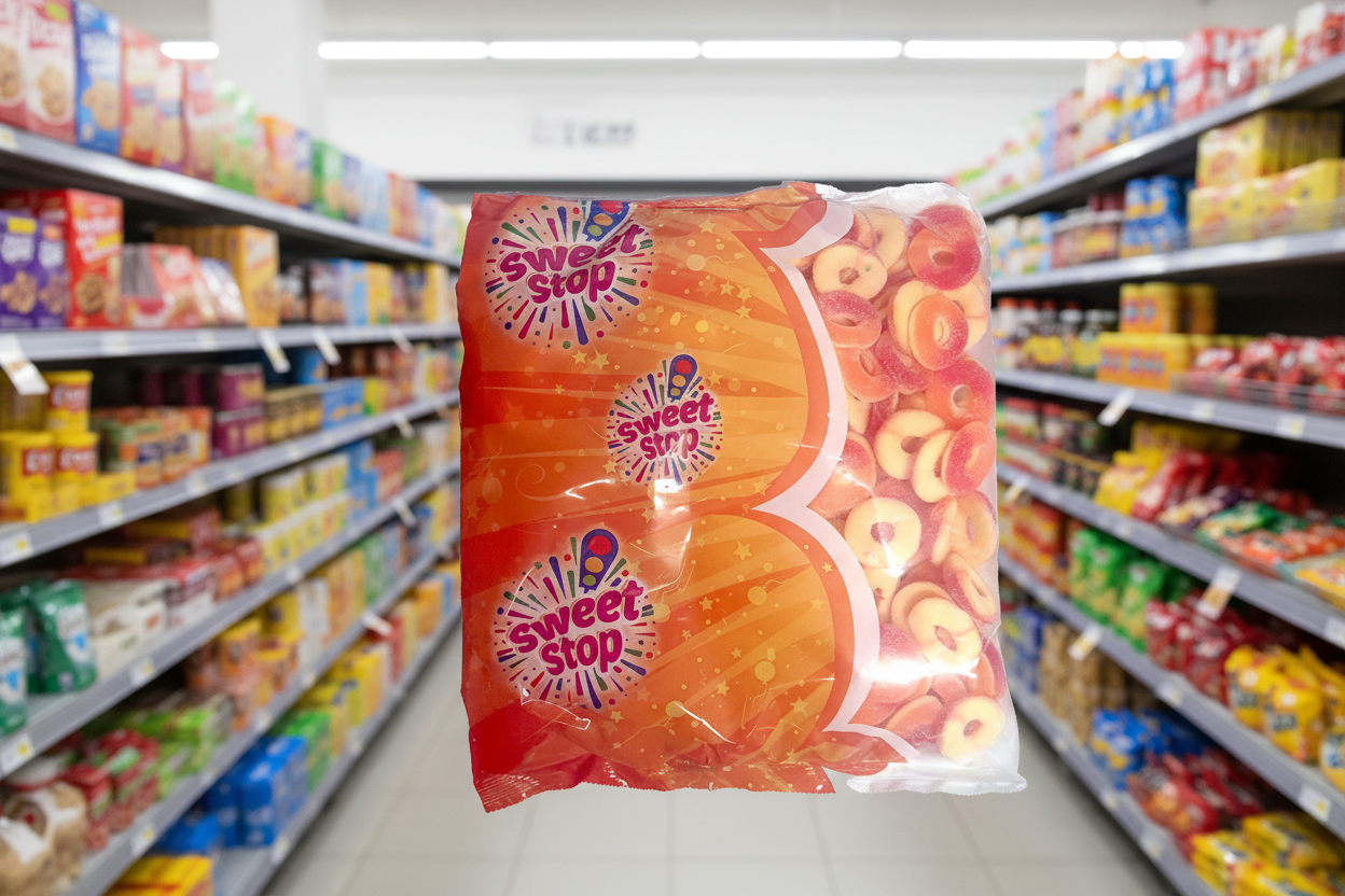 250 x Sweet Stop Peach Rings