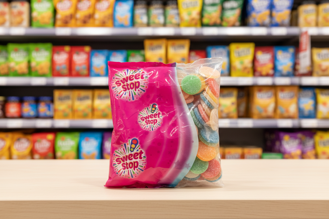 125 x Sweet Stop Sour Smiles 10g